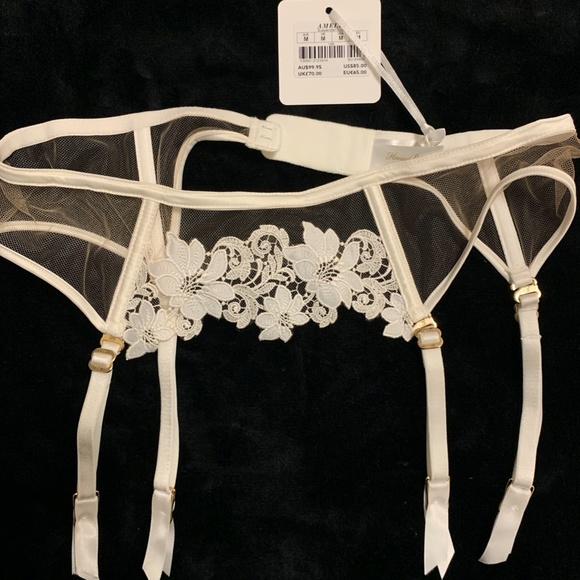Set Lingerie Amélie Bleu 34D Honey Birdette 4 Pièces - Neuf Avec étiquettes